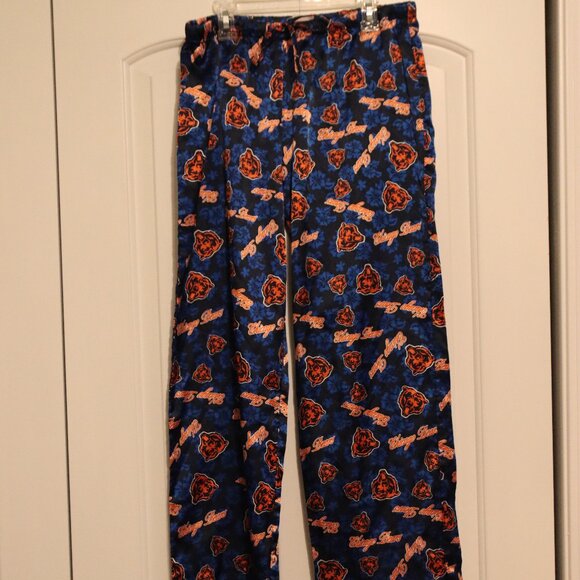 NFL for Her Chicago Bears Elastic Drawstring Waist Satin Lounge/Sleep Pant Med. - Picture 1 of 12